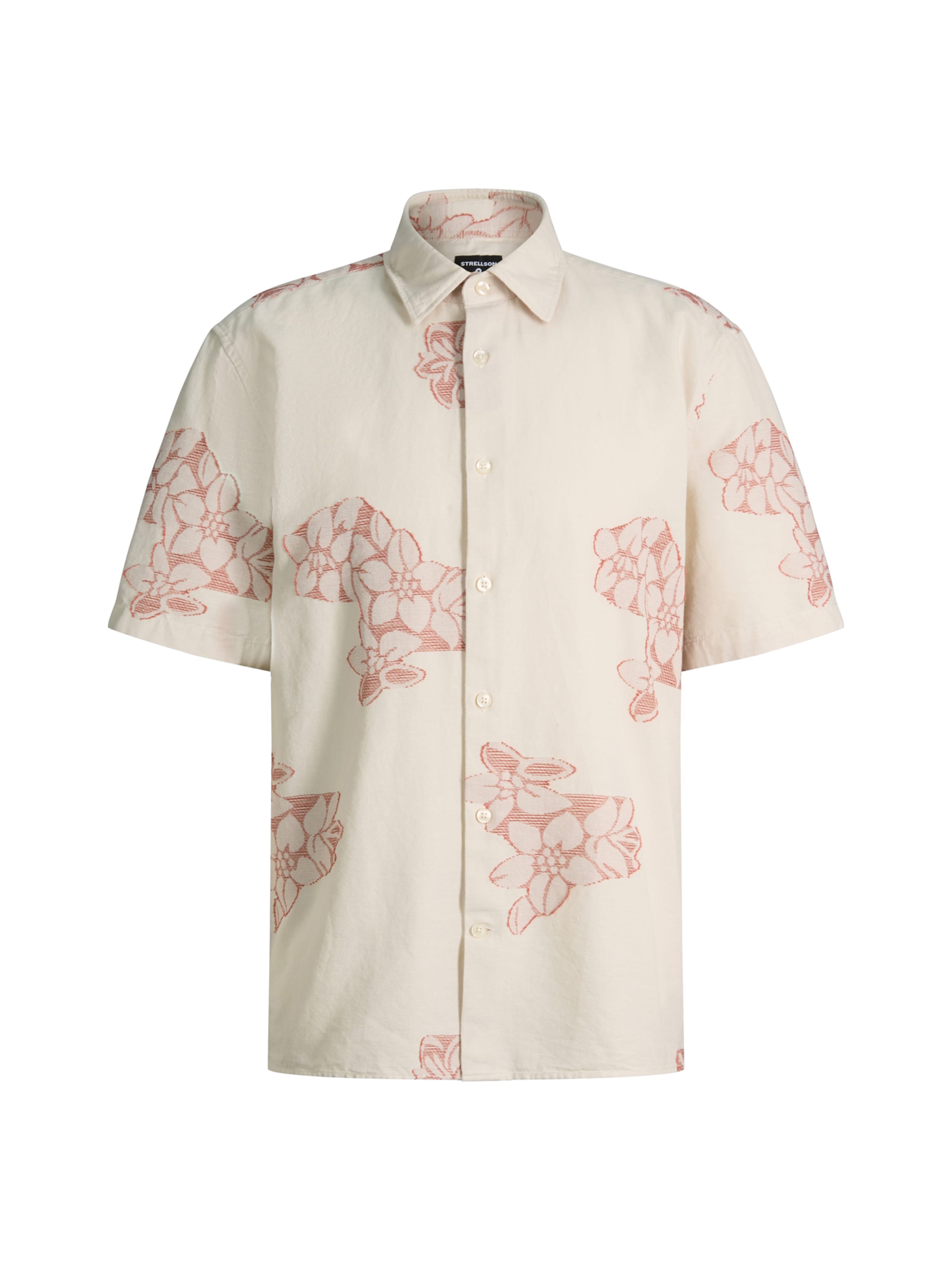 STRELLSON Comfort fit Overhemd 'Casyn' in Wit: voorkant