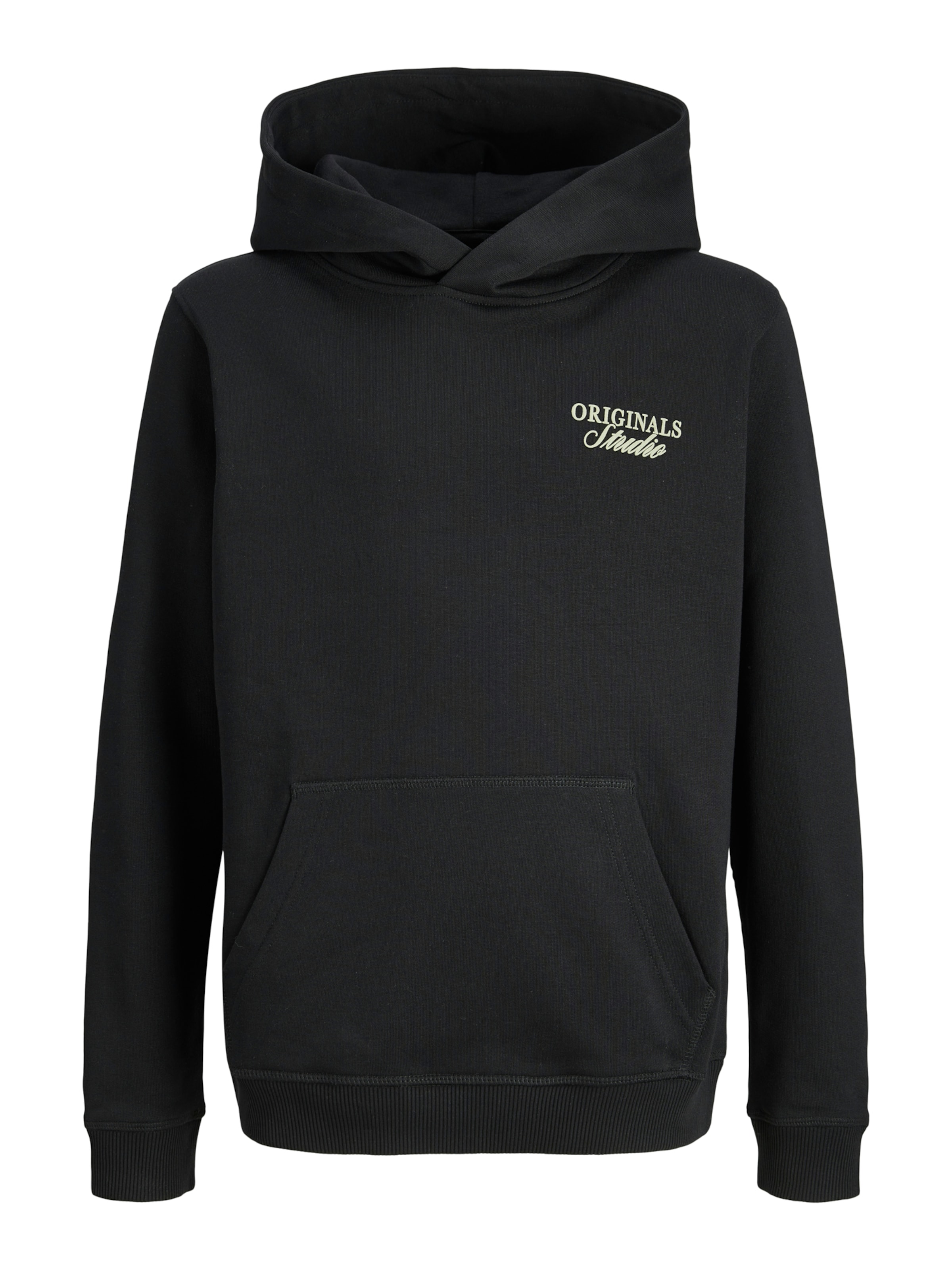 Sweat 'JORNORREBRO' Jack & Jones Junior en noir : devant