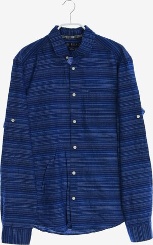 ESPRIT Button Up Shirt in S in Blue: front