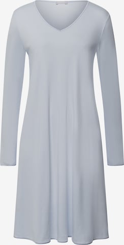 Chemise de nuit ' Cotton Silk ' Hanro en bleu : devant