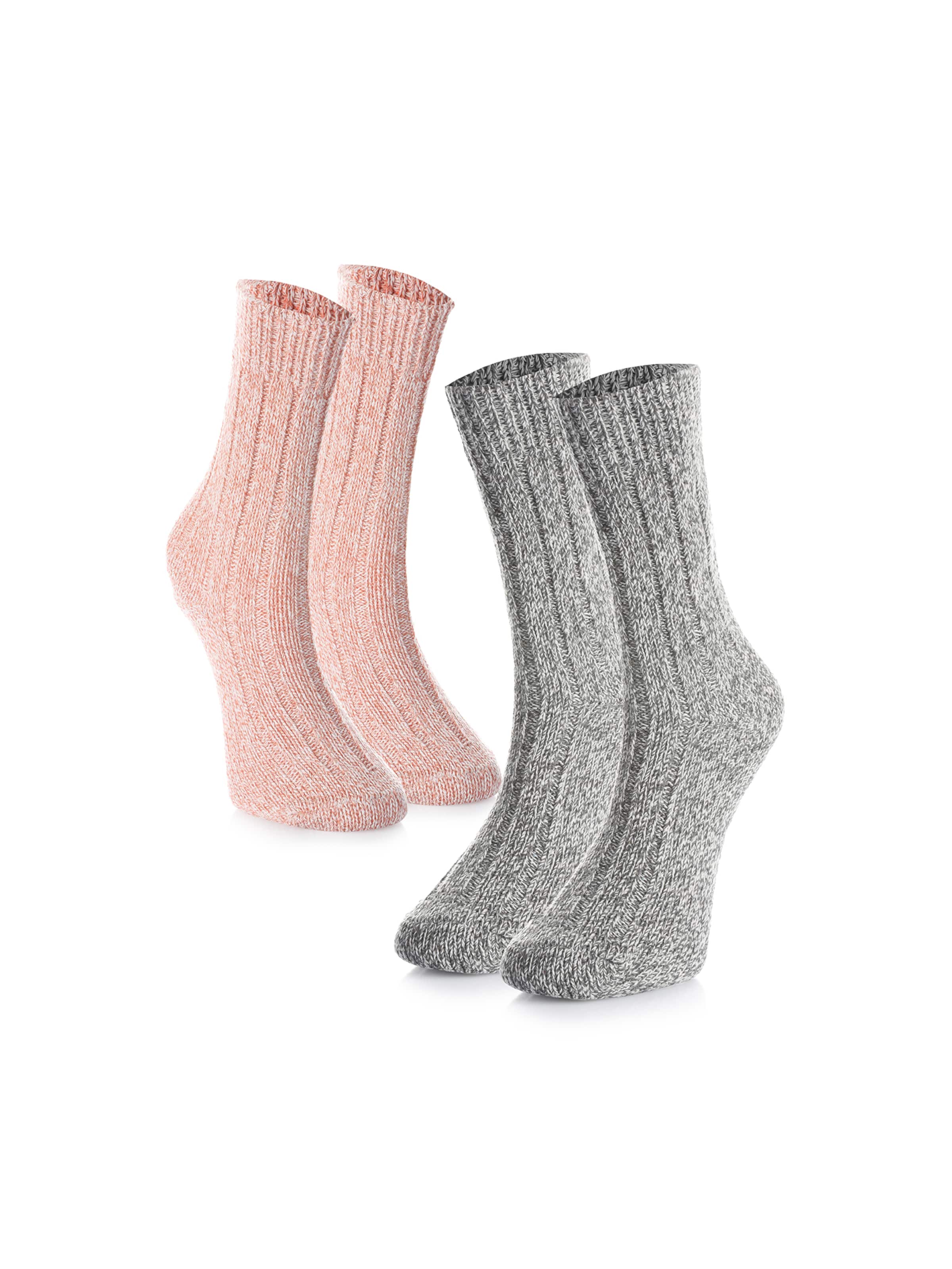 Crea Socks Sokker 'Outdoor Winter' i blandingsfarvet, Produktvisning