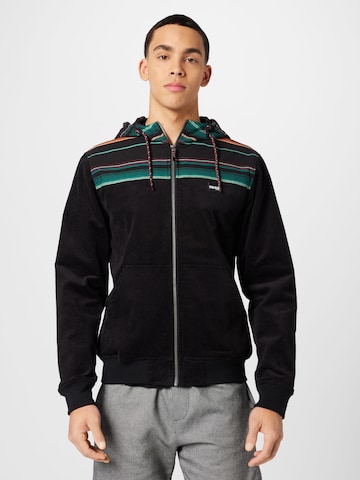 Iriedaily Between-season jacket 'Santacho' in Black: front