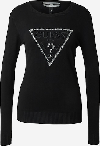 Pull-over 'Rosalie' GUESS en noir : devant