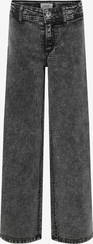 KIDS ONLY Wide leg Jeans 'Sylvie' in Black: front