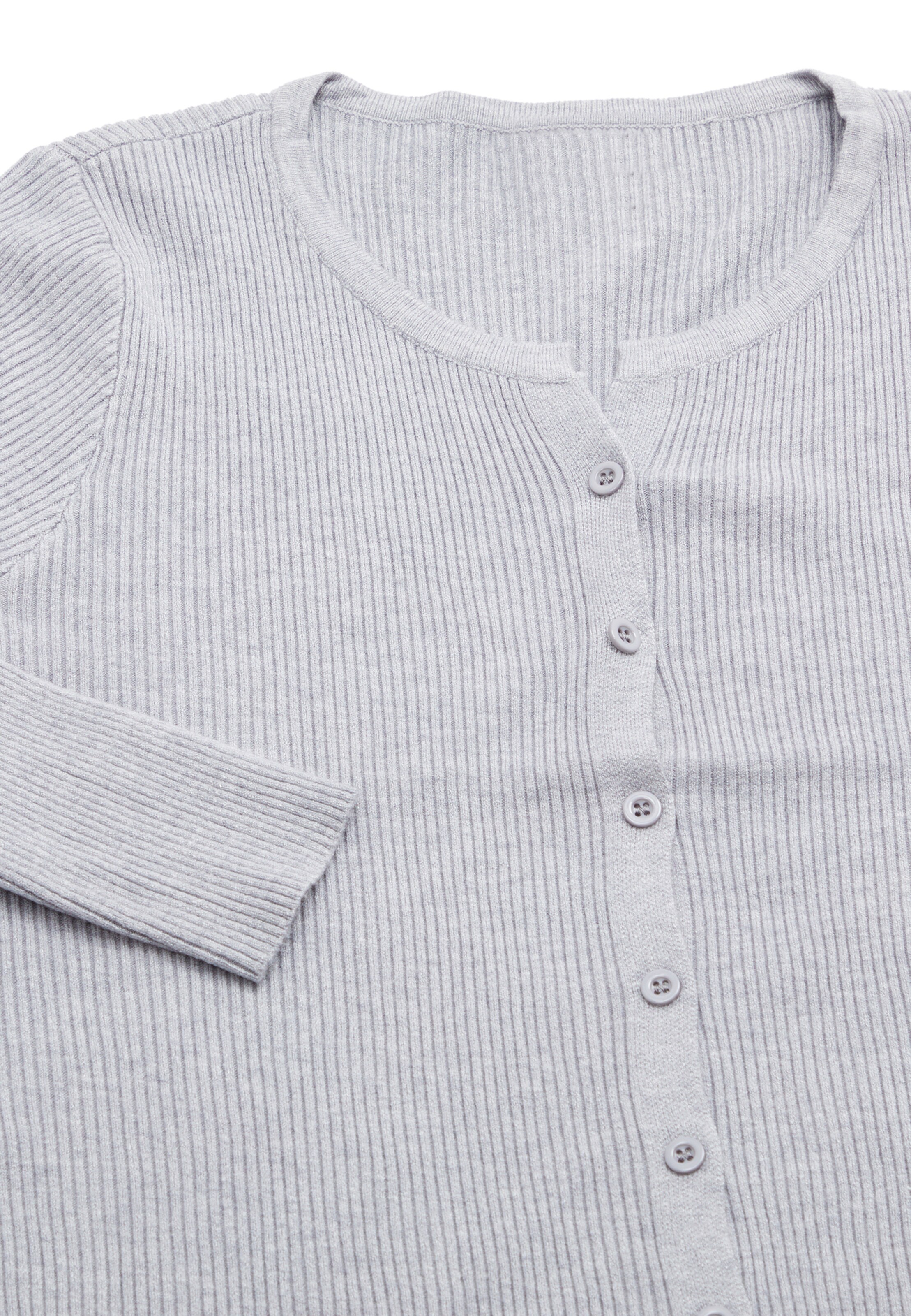 IPARO Gebreid vest in Grijs