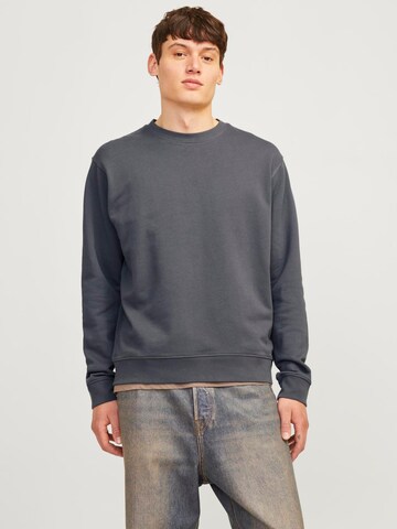 Felpa 'JJECharge' di JACK & JONES in grigio: frontale