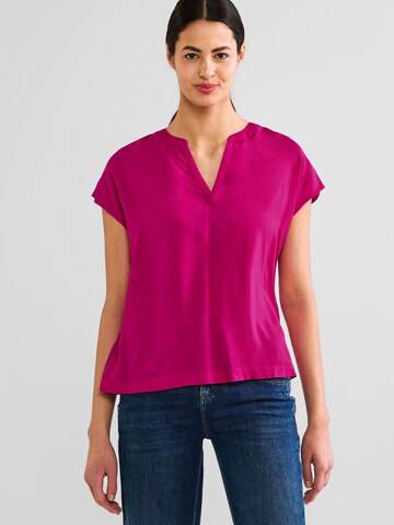 STREET ONE Blouse in Pink: front