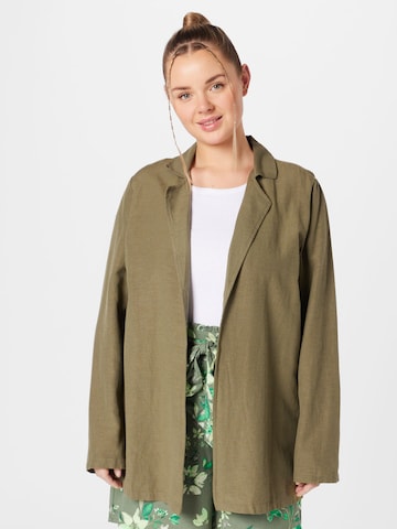 Blazer 'BILLIE' ONLY Carmakoma en vert : devant