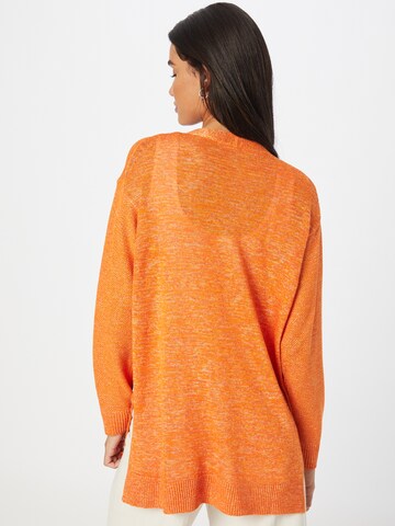 UNITED COLORS OF BENETTON Knit cardigan in Orange