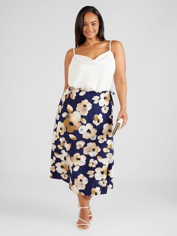 Vero Moda Curve Rok 'Sofie' in Blauw