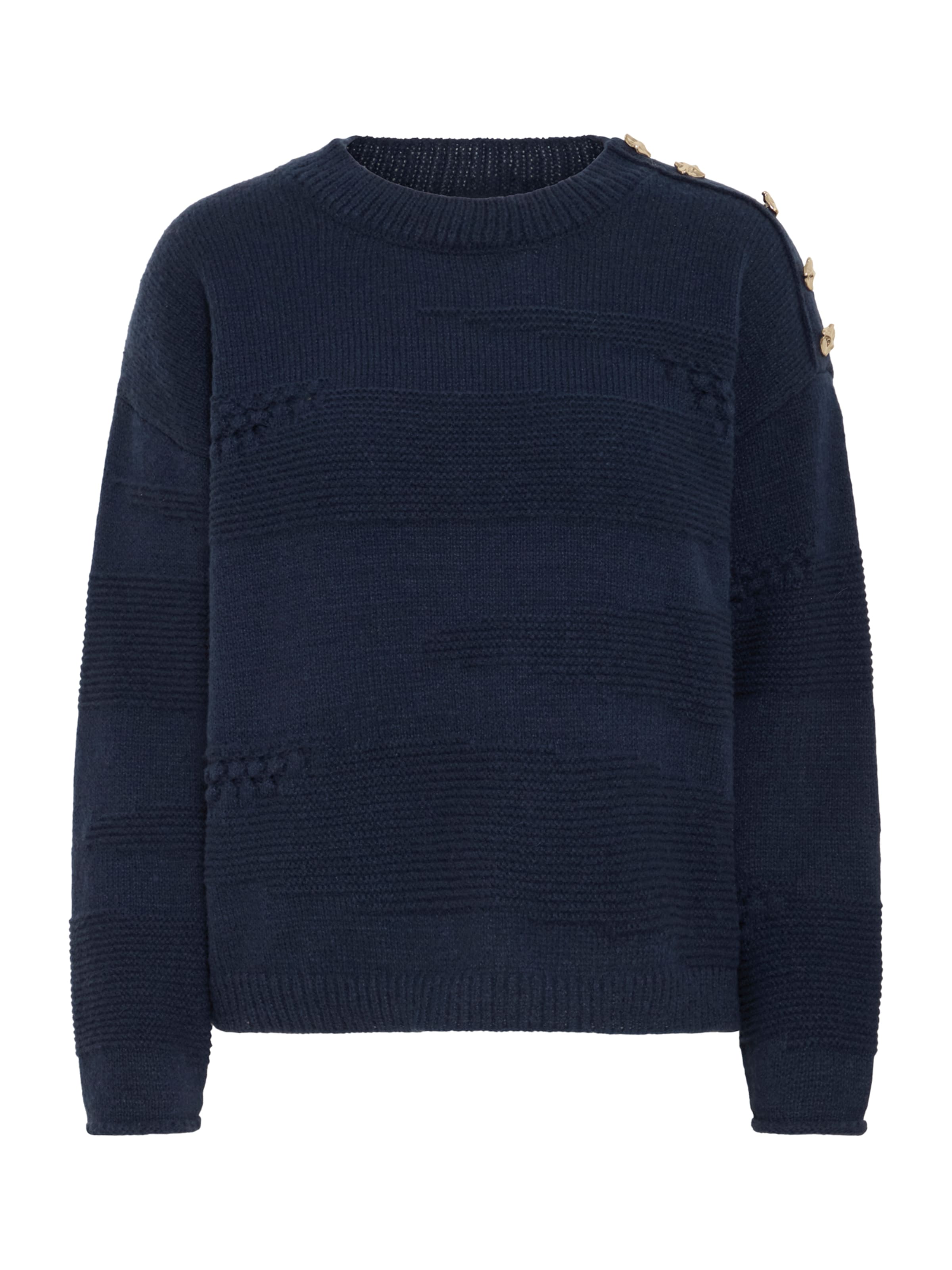 ICHI Pullover 'IHASTRA' in Blau: Vorderseite
