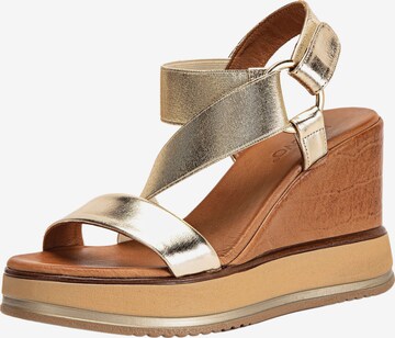 INUOVO Sandalen in Gold: front