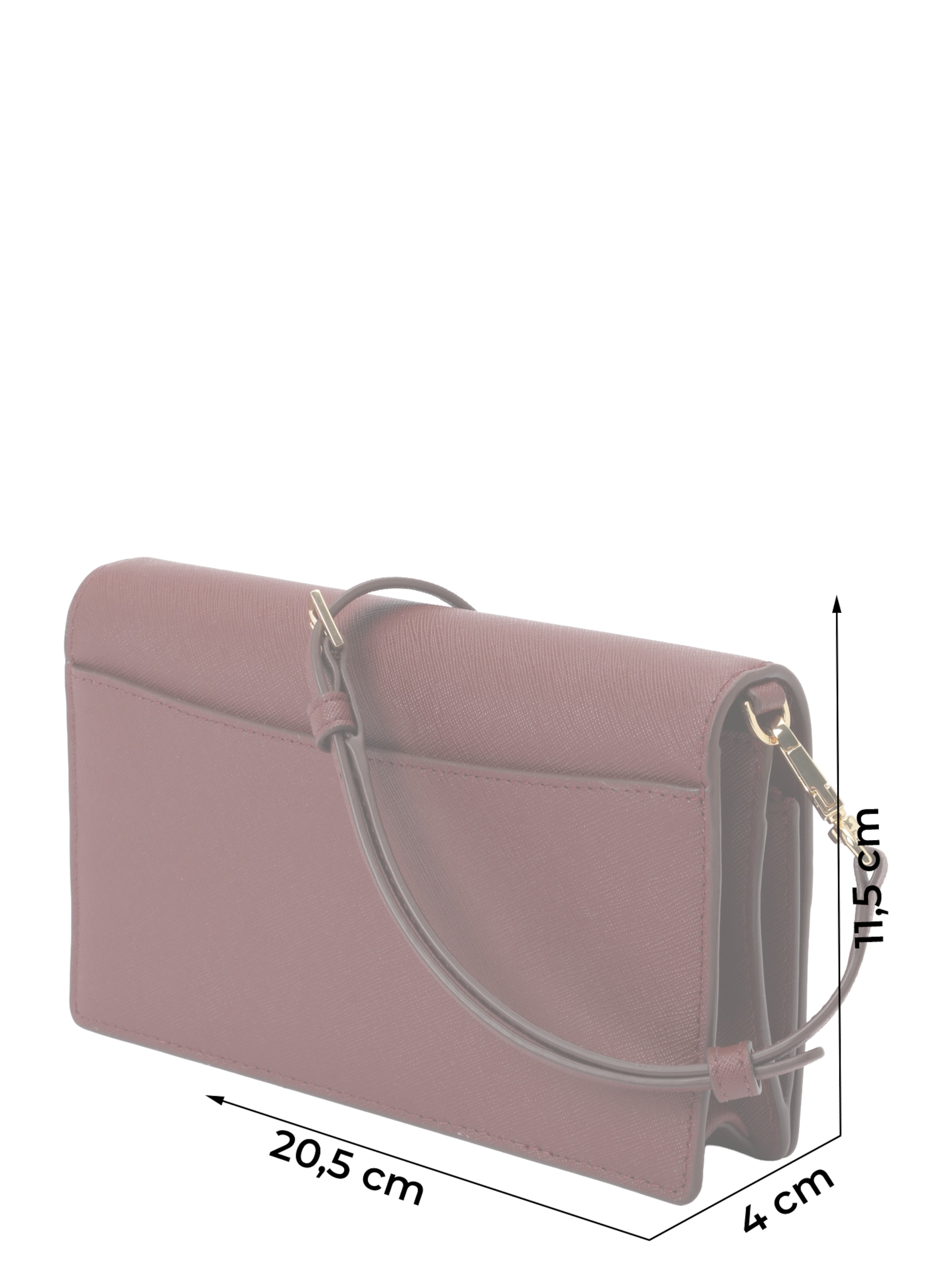 DKNY - Bolso de hombro en rojo: frente