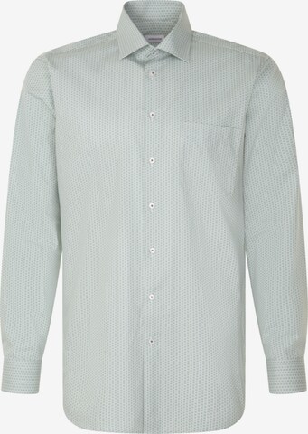 Coupe regular Chemise business SEIDENSTICKER en vert : devant