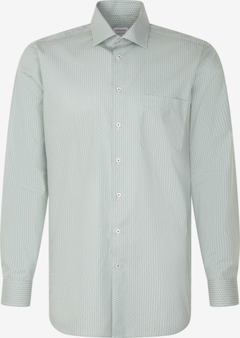 Coupe regular Chemise business SEIDENSTICKER en vert : devant