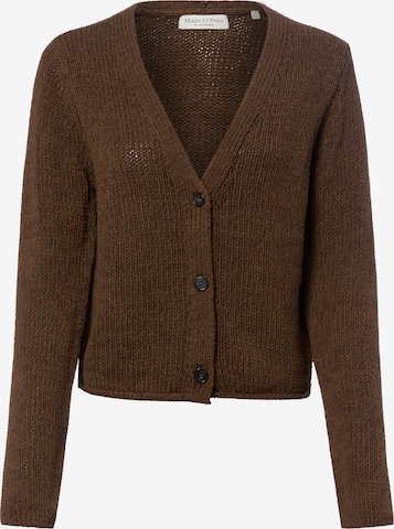 Marc O'Polo Strickjacke in Braun: Vorderseite