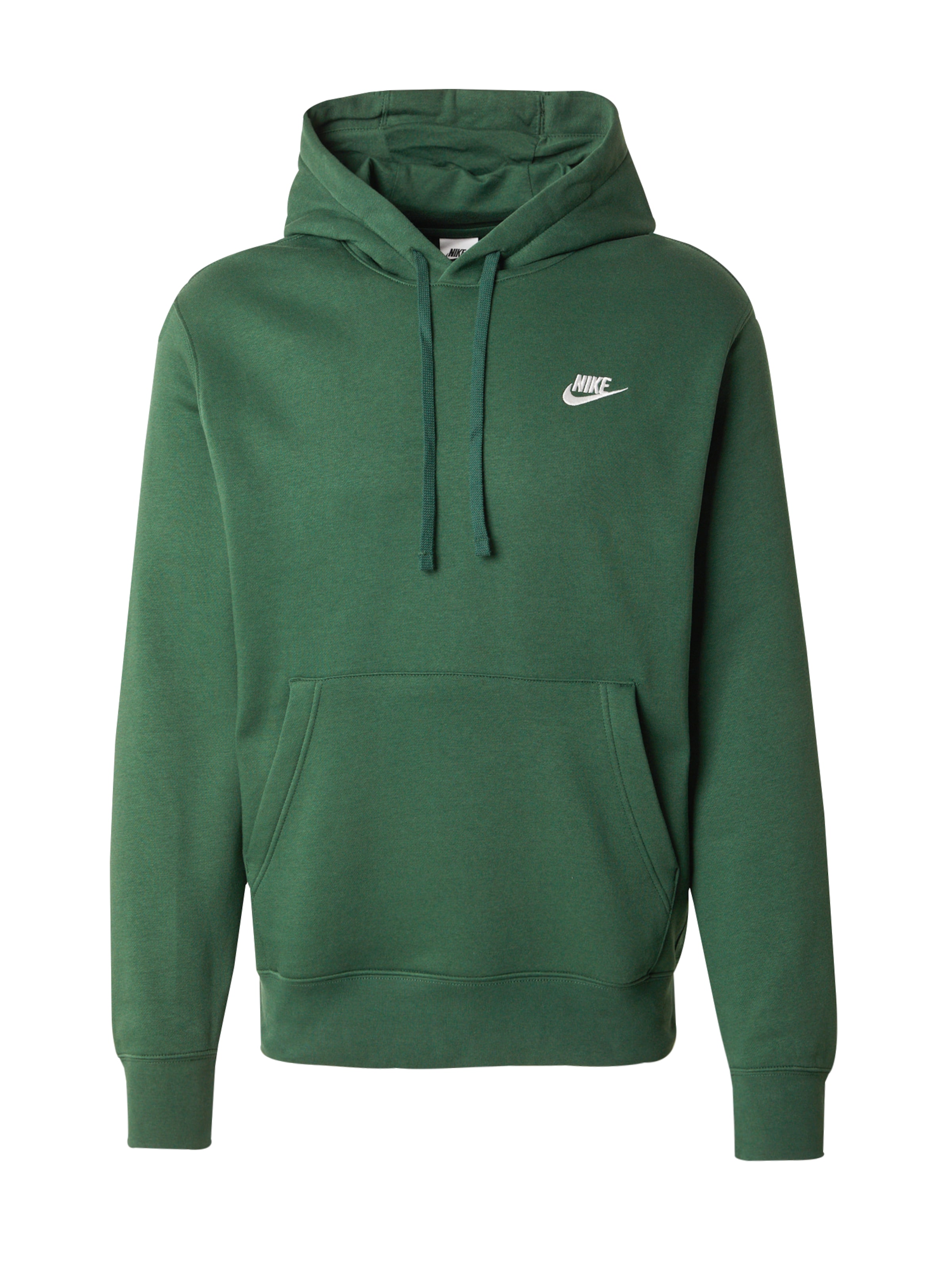 Nike Sportswear Regular fit Суичър 'CLUB FLEECE' в зелено: отпред