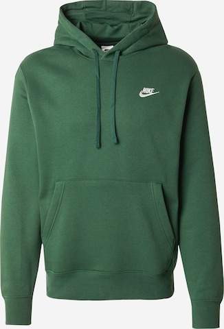 Nike Sportswear Sweatshirt 'CLUB FLEECE' i grön: framsida