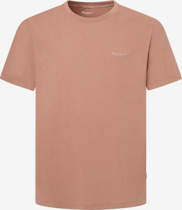 T-Shirt 'Connor' Pepe Jeans en marron : devant