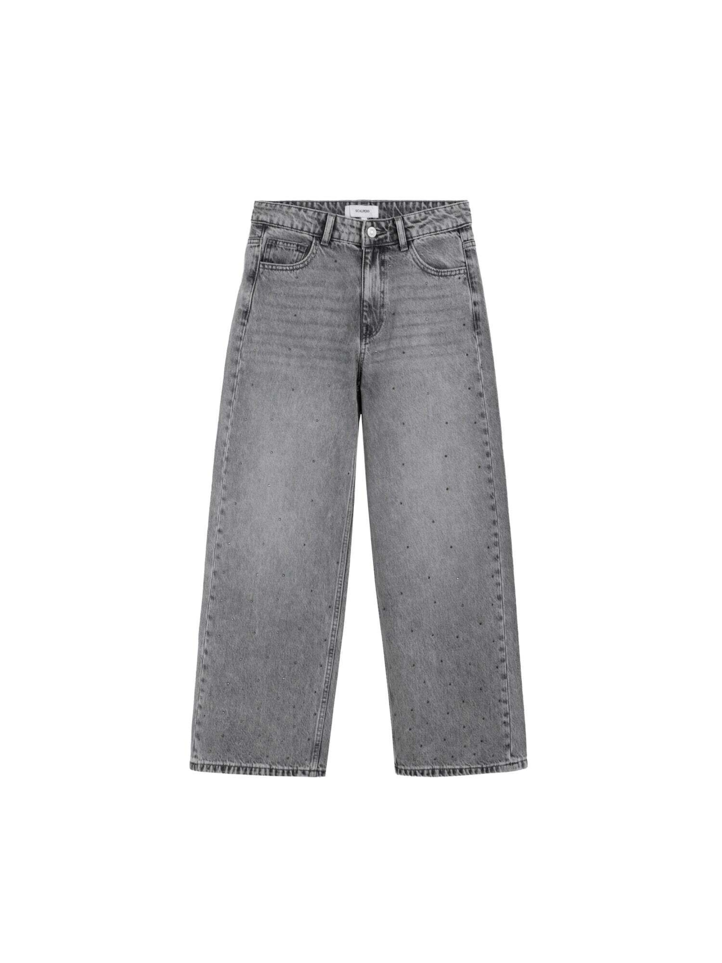 Scalpers Farkut 'Jewell' värissä harmaa denim, Tuotenäkymä