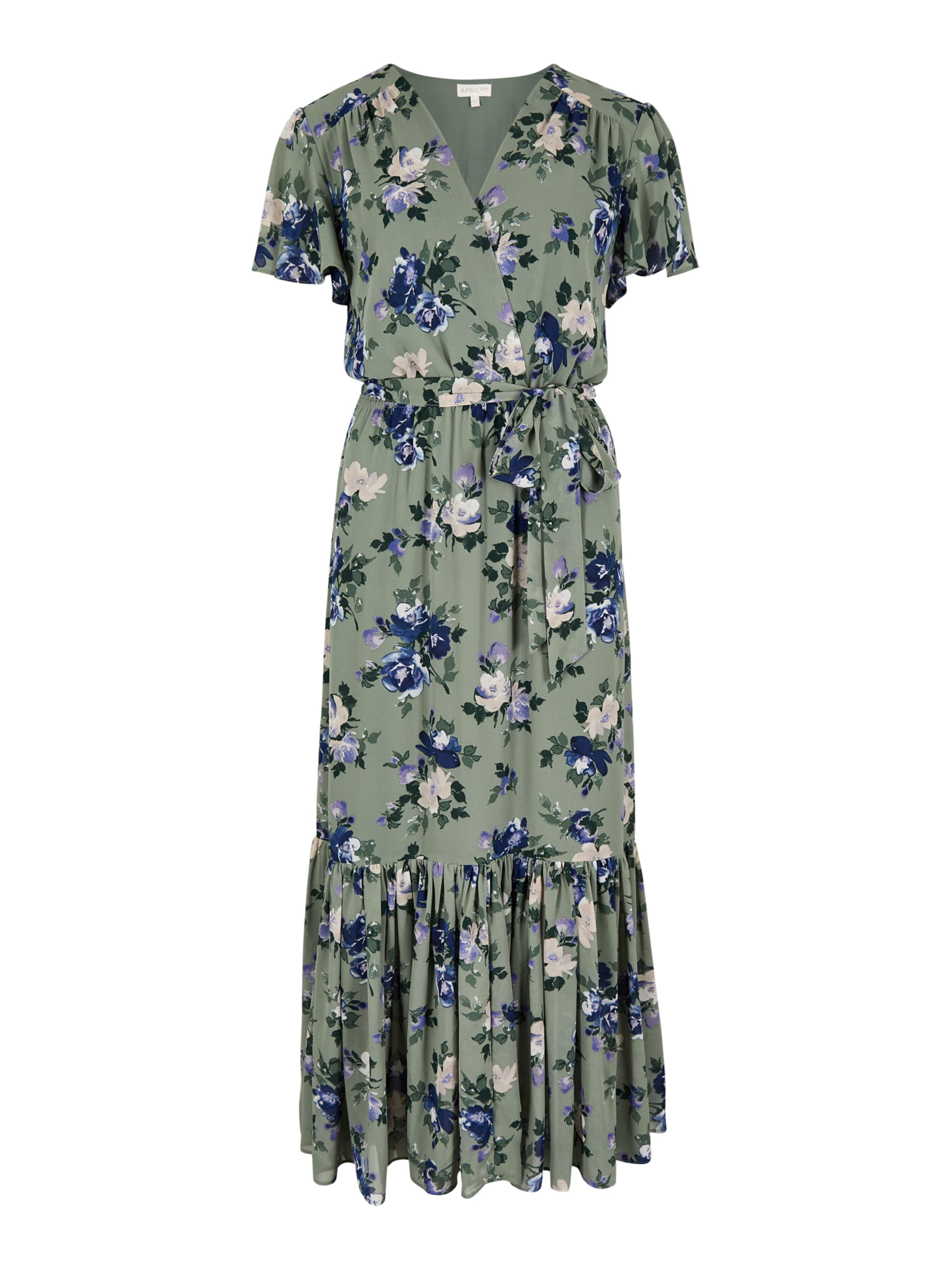 Apricot Dress in Green: front