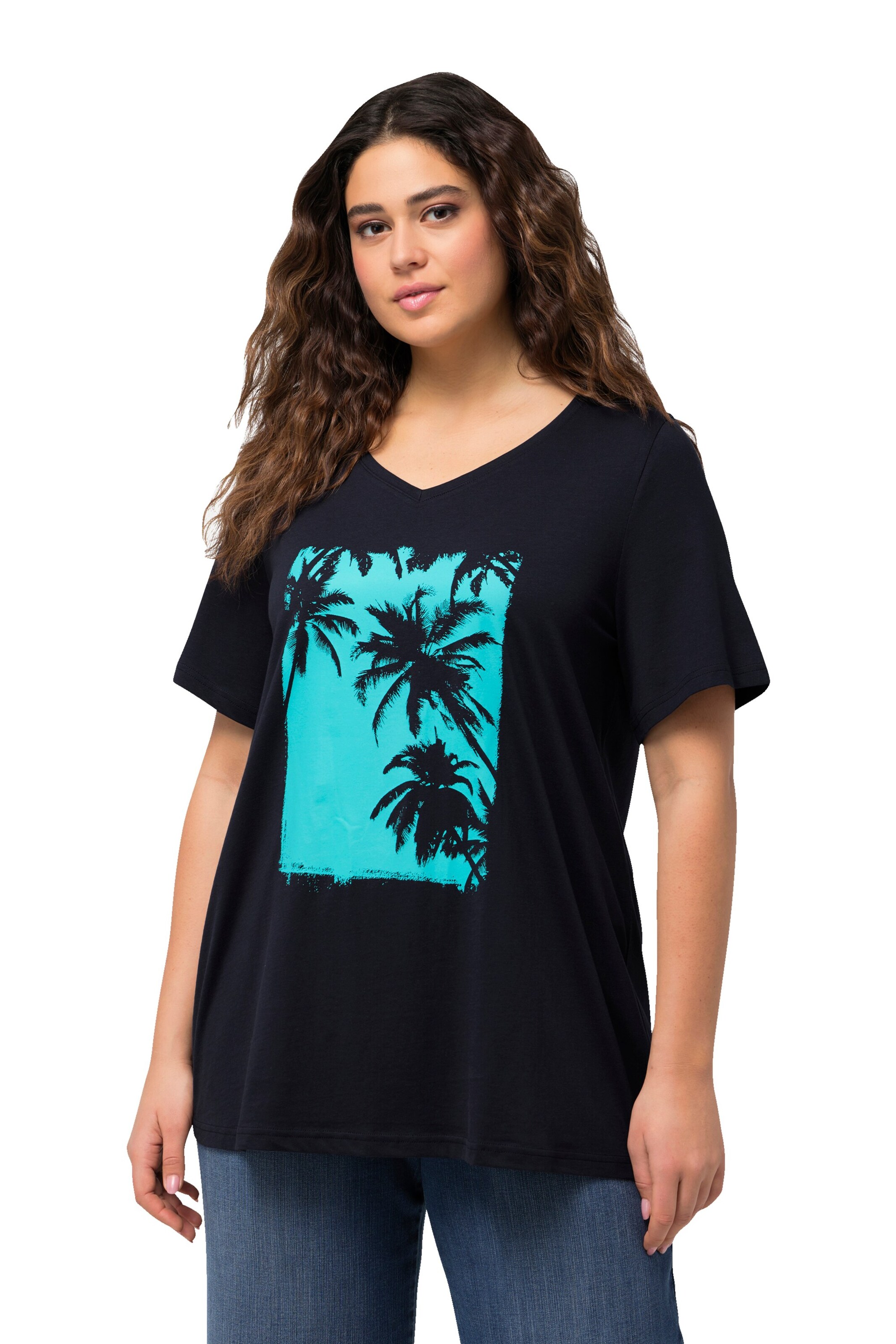 Ulla Popken Shirt in Blue: front