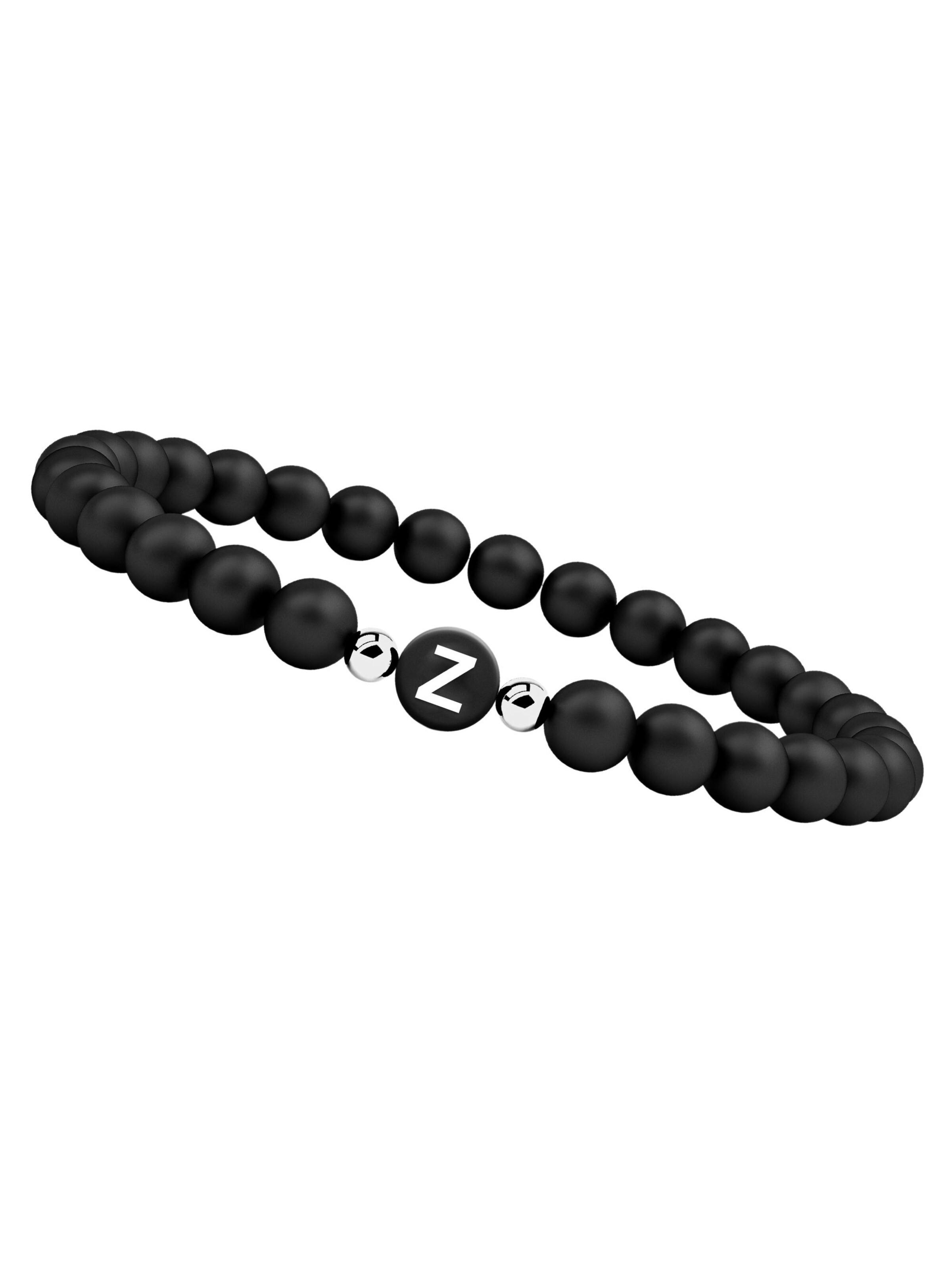 Bracelet GOOD.designs en noir : devant