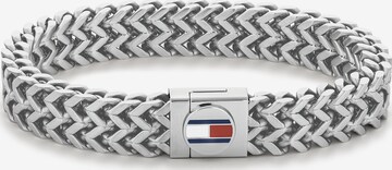 Braccialetto 'CASUAL' di TOMMY HILFIGER in argento: frontale