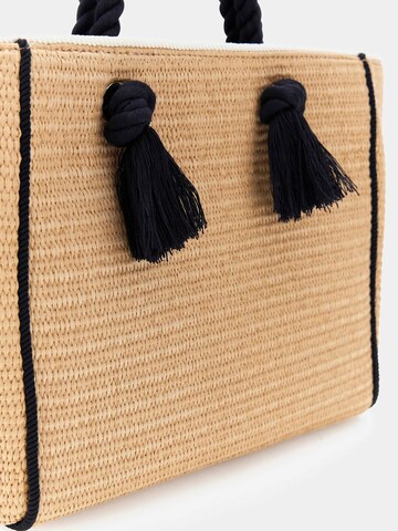 GUESS Bag 'Raffia' in Beige