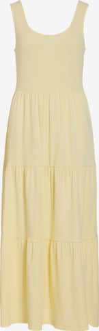 Robe VILA en jaune : devant