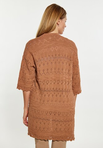 Usha Knit Cardigan in Brown