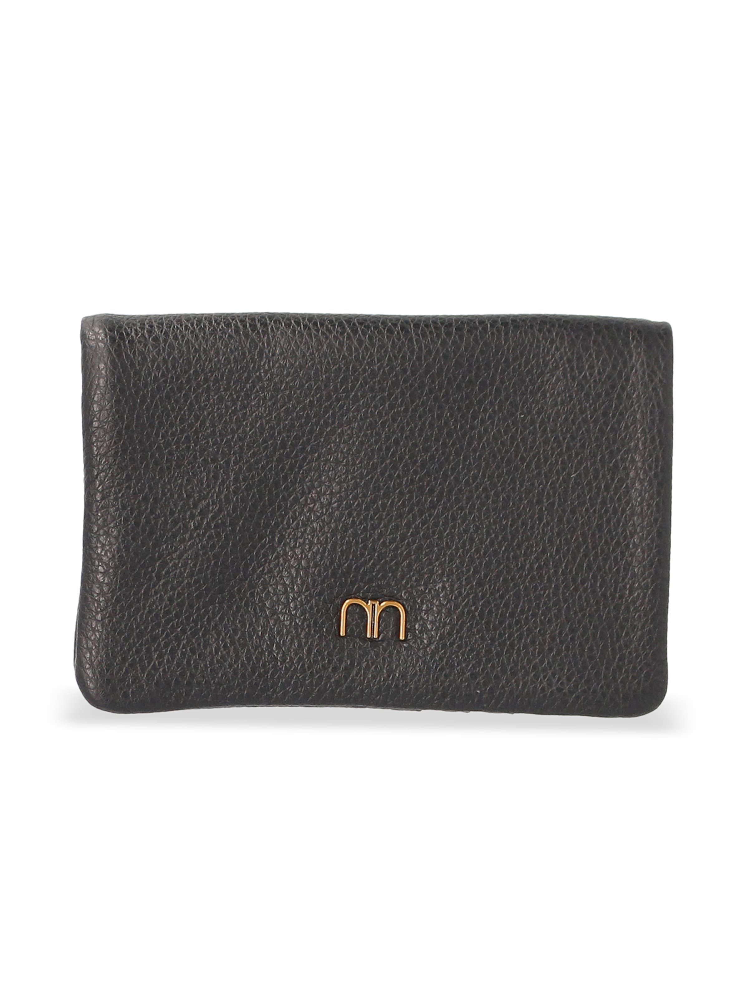 Nat&Nin Wallet 'Winnie' in Black: front