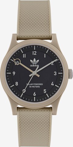 ADIDAS ORIGINALS Analoog horloge in Beige: voorkant