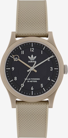 ADIDAS ORIGINALS Analog Watch in Beige: front