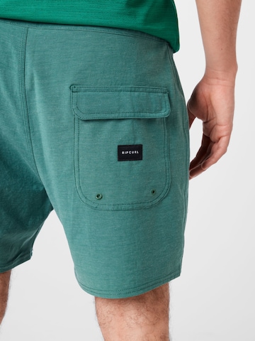RIP CURL Swimming Trunks 'MIRAGE RETRO GOLDEN HOUR' in Green