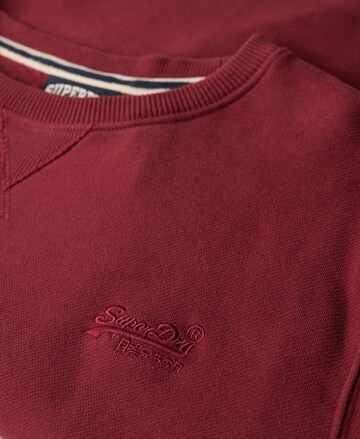 Sweat-shirt Superdry en rouge