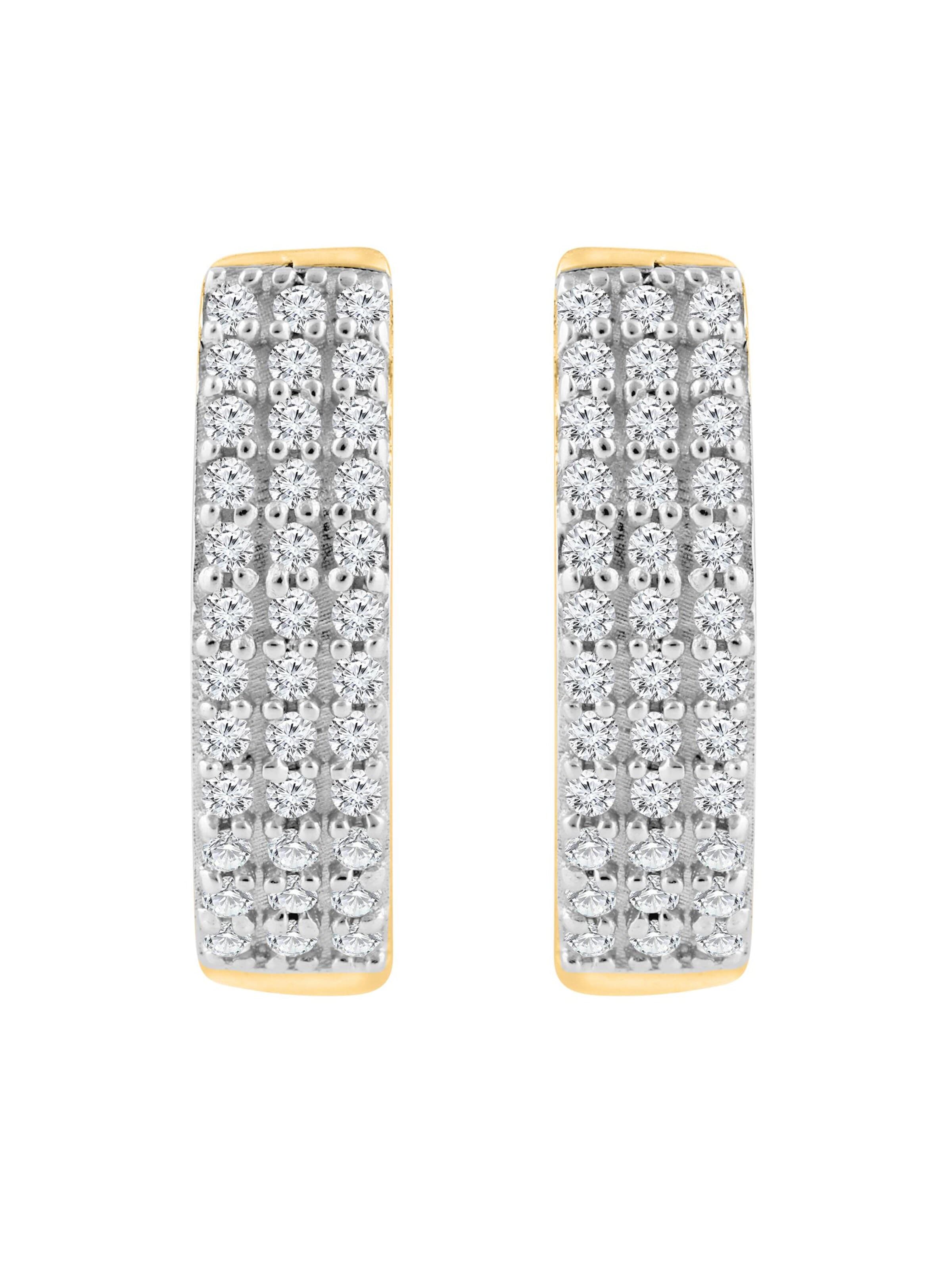 Diamant Exquis - Pendientes en oro