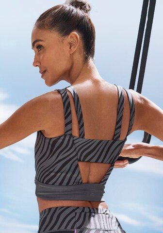 LASCANA ACTIVE Sports top in Grey