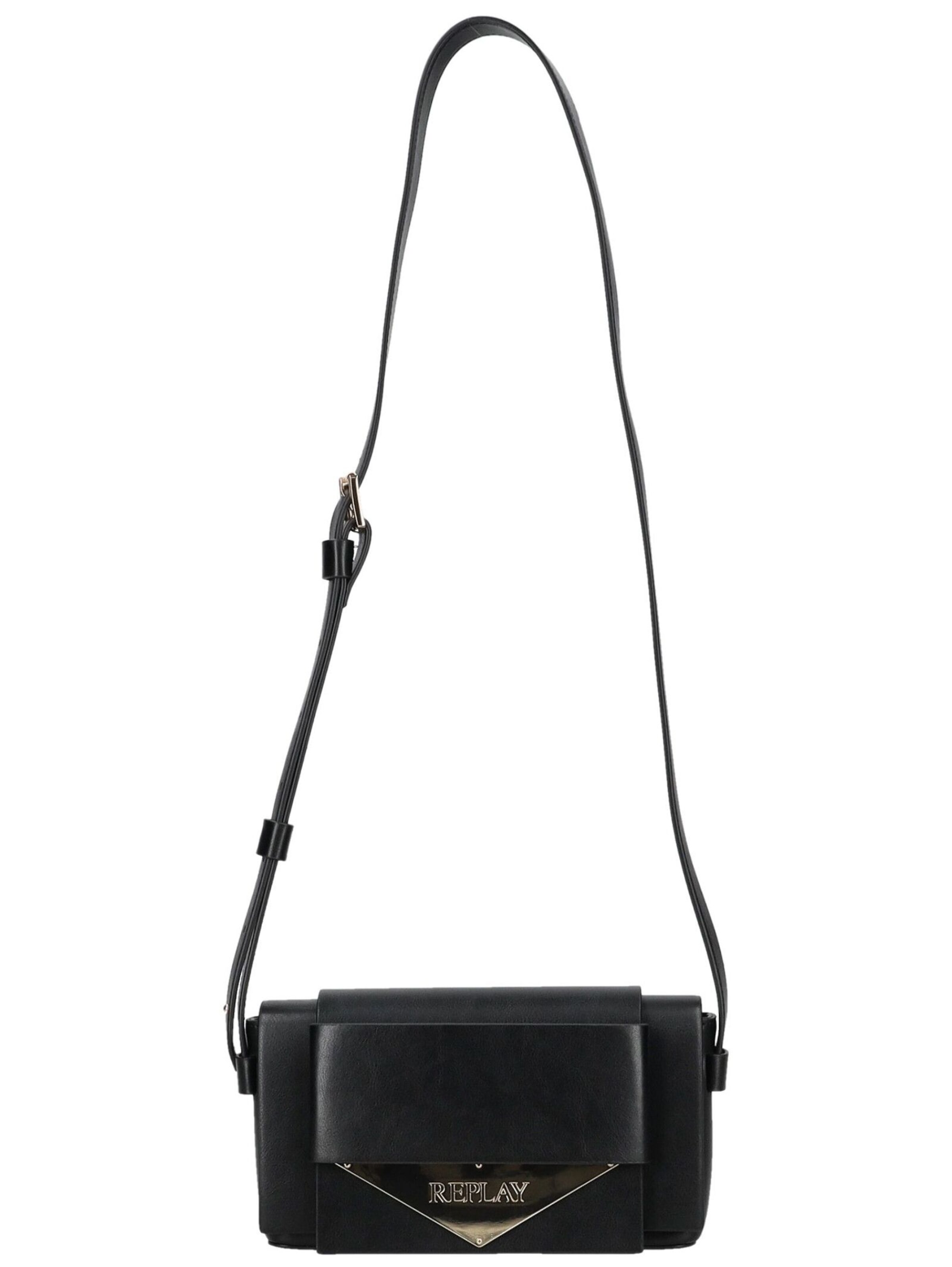 REPLAY Crossbody bag in Black: front