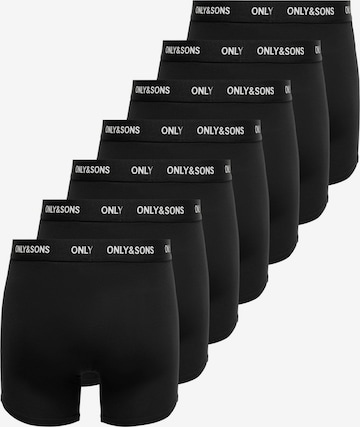 Boxers 'FITZ' Only & Sons en noir : devant