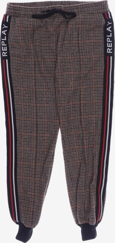 REPLAY Pants in L in Brown: front