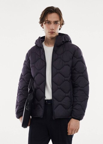 MANGO MAN Between-Season Jacket 'Hyper' in Blue: front