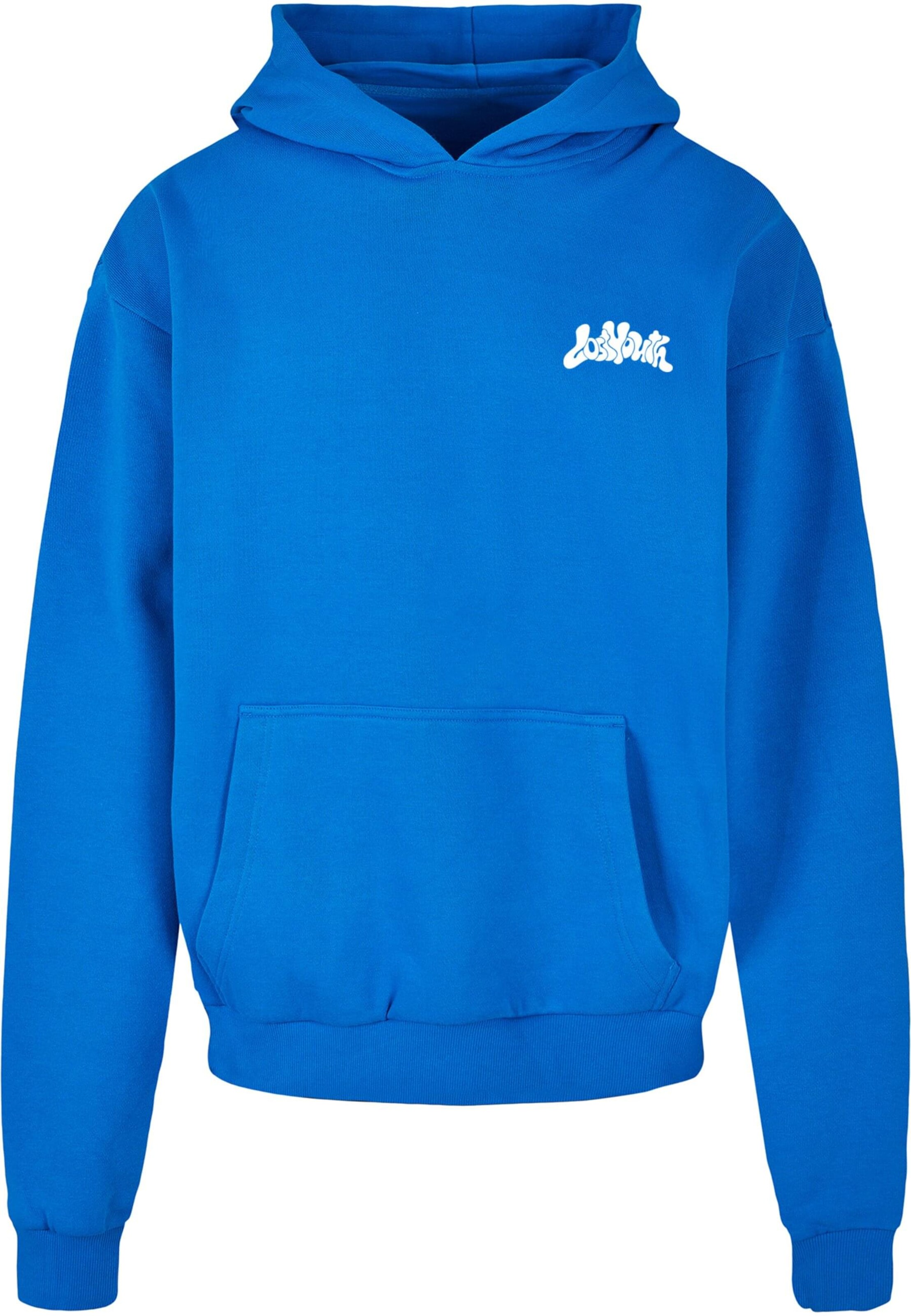 Lost Youth Sweatshirt 'Rocket Dreams' in Blau: Vorderseite