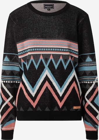 Pull-over 'Hopi' Iriedaily en noir : devant