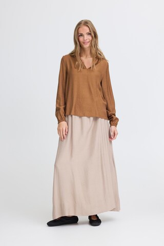 ICHI Bluse 'IHSABELLA' in Braun