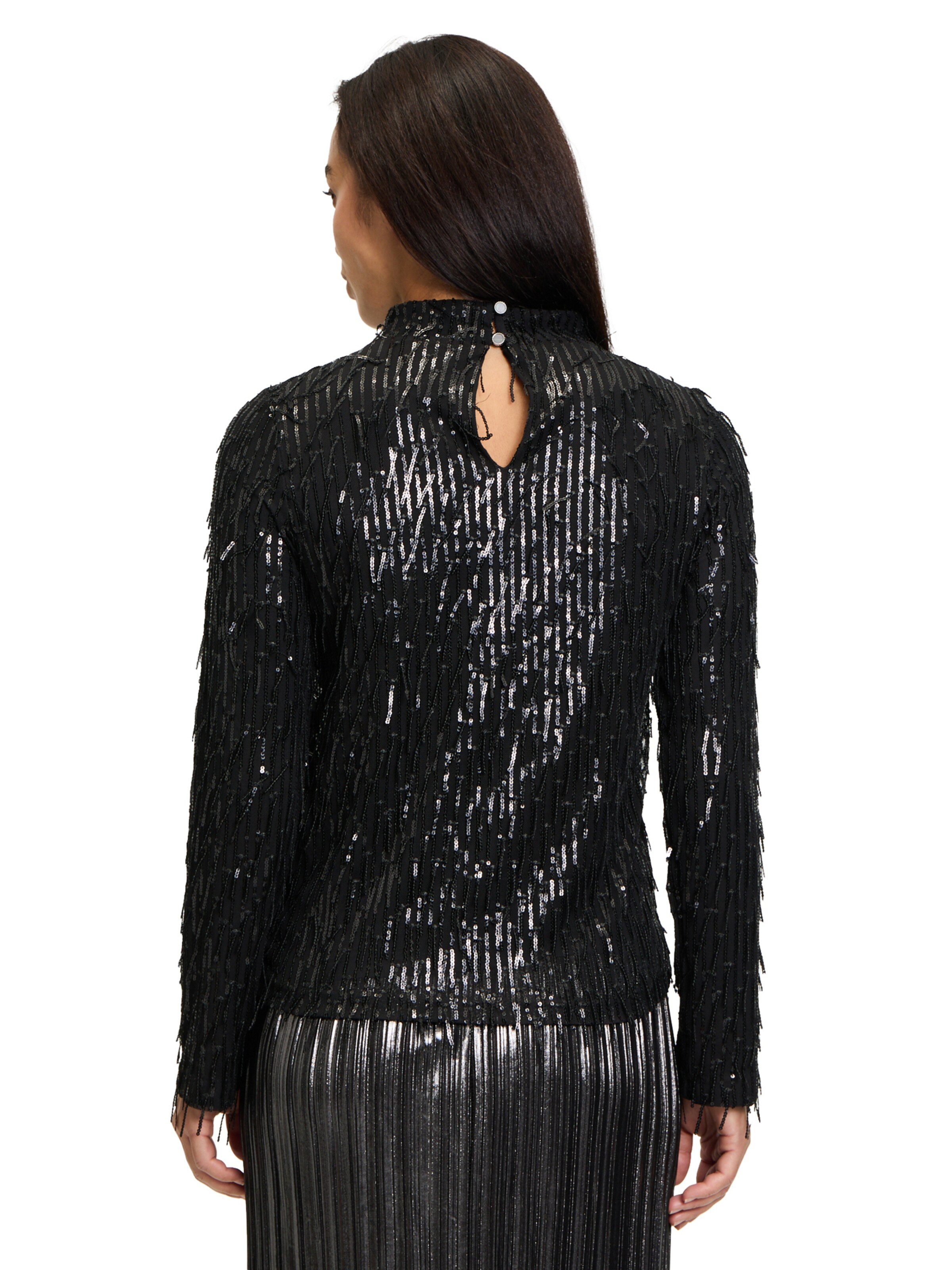 Camicia da donna di Cartoon in nero