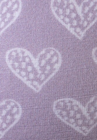 STERNTALER Mütze 'Herzen' in Lila