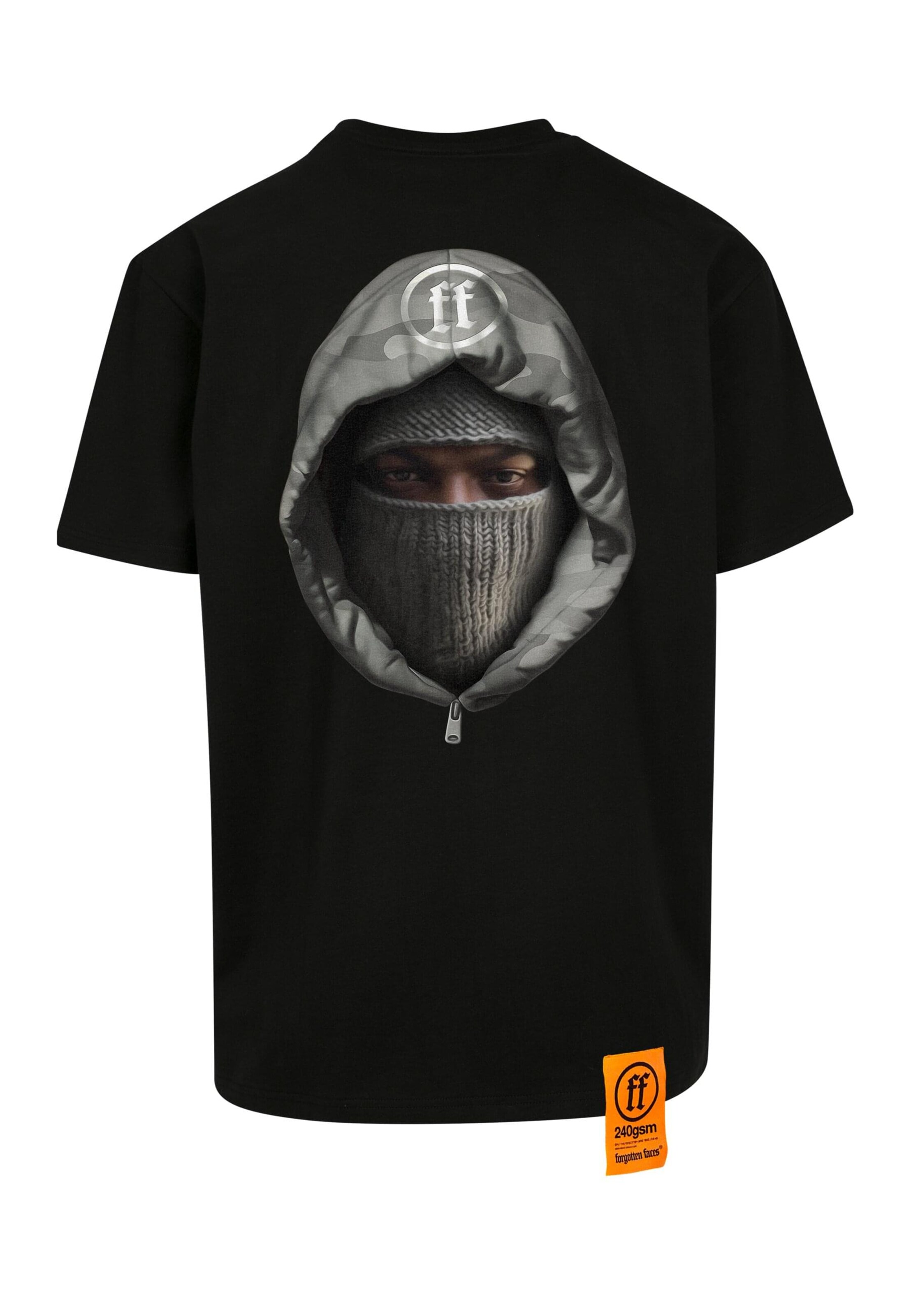 Maglietta di Forgotten Faces in nero