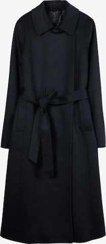 GOBI Cashmere Übergangsmantel 'Cashmere Wrap Coat with Belt' in Schwarz: Vorderseite