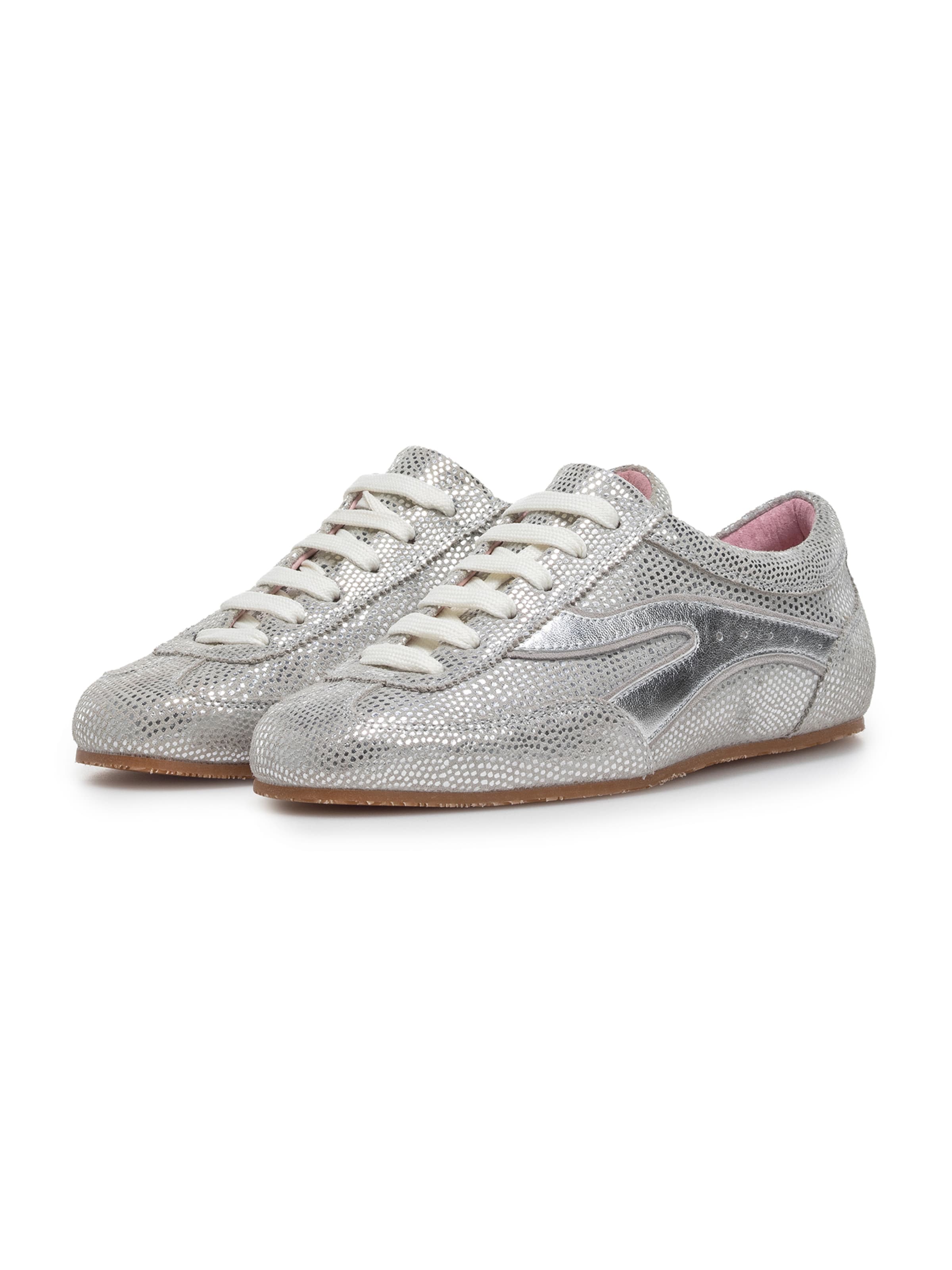 Floris van Bommel Sneakers laag 'Aimi 01' in Zilver